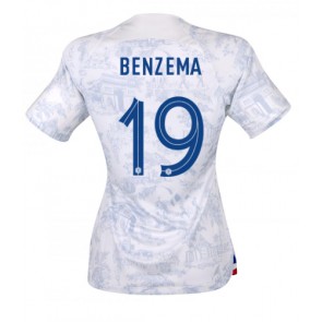 Lacne Ženy Futbalové dres Francúzsko Karim Benzema #19 MS 2022 Krátky Rukáv - Preč